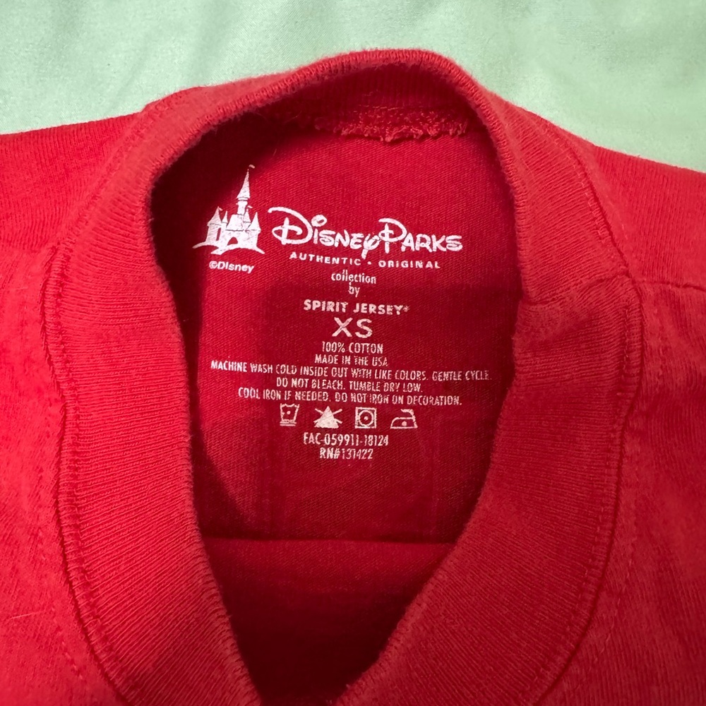 Disney Red and White Polka Dot Jersey - Picture 4 of 4
